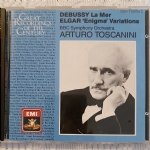 Debussy La Mer, Elgar Enigma variations, Toscanini